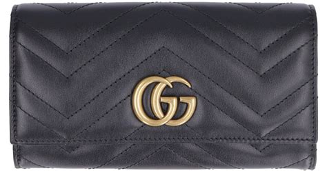 gucci gg marmont leather continental wallet|Gucci GG Marmont Leather Continental Wallet .